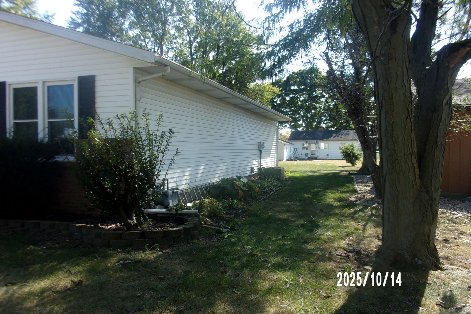 707 East Ash Street Watseka, IL 60970 - Photo 3 of 25 a backyard of a house with plants and large trees