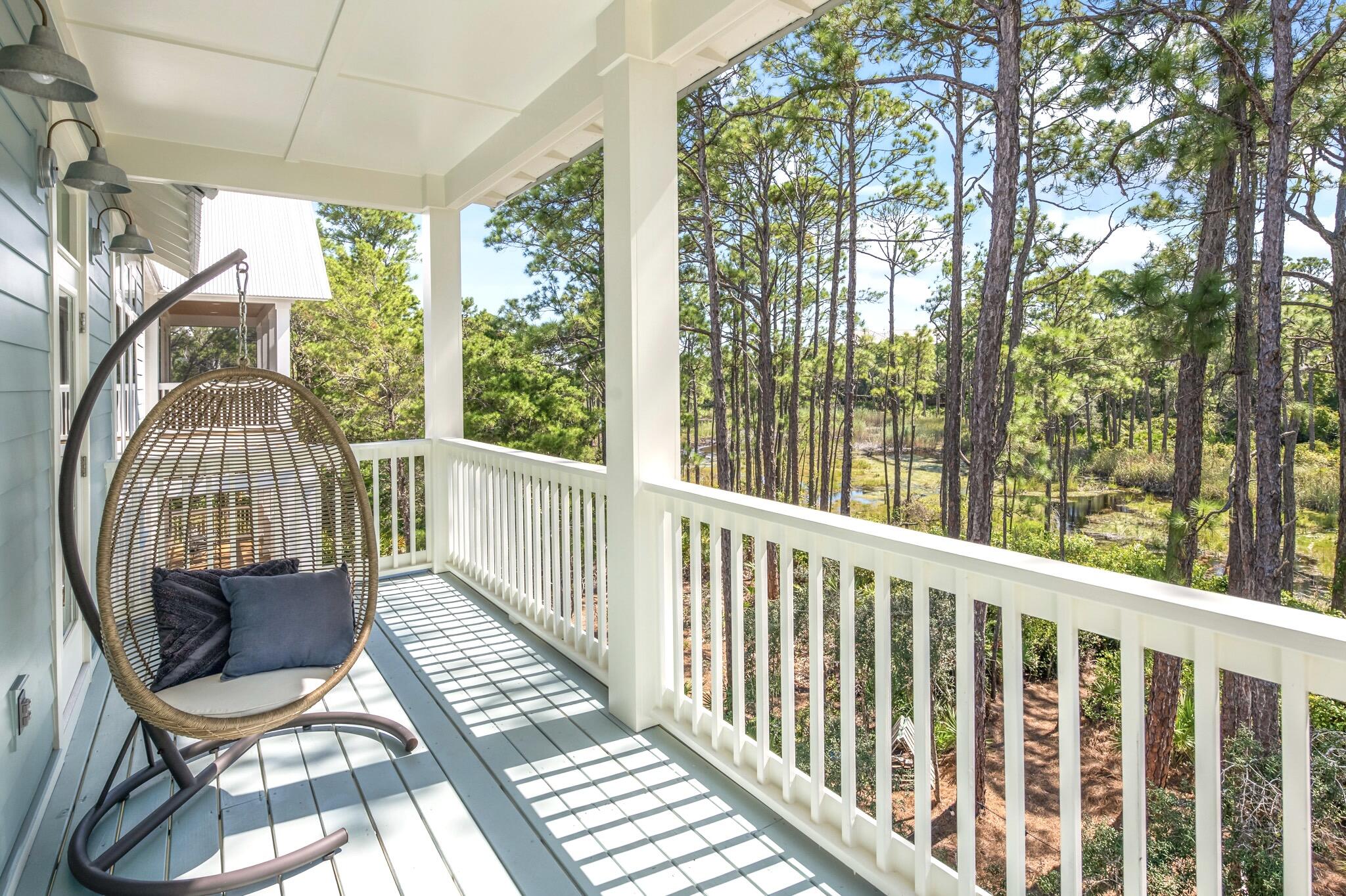 391 Matt's Way Santa Rosa Beach, FL 32459 - Photo 27 of 61 a view of balcony with furniture