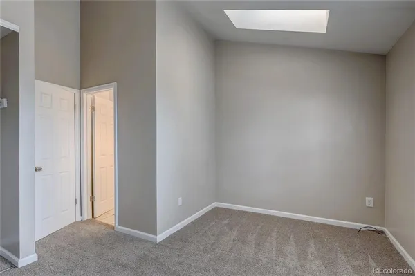 a view of an empty room