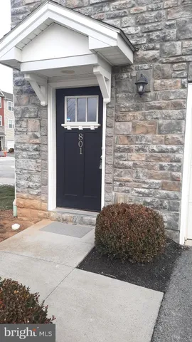 a view of front door of a house