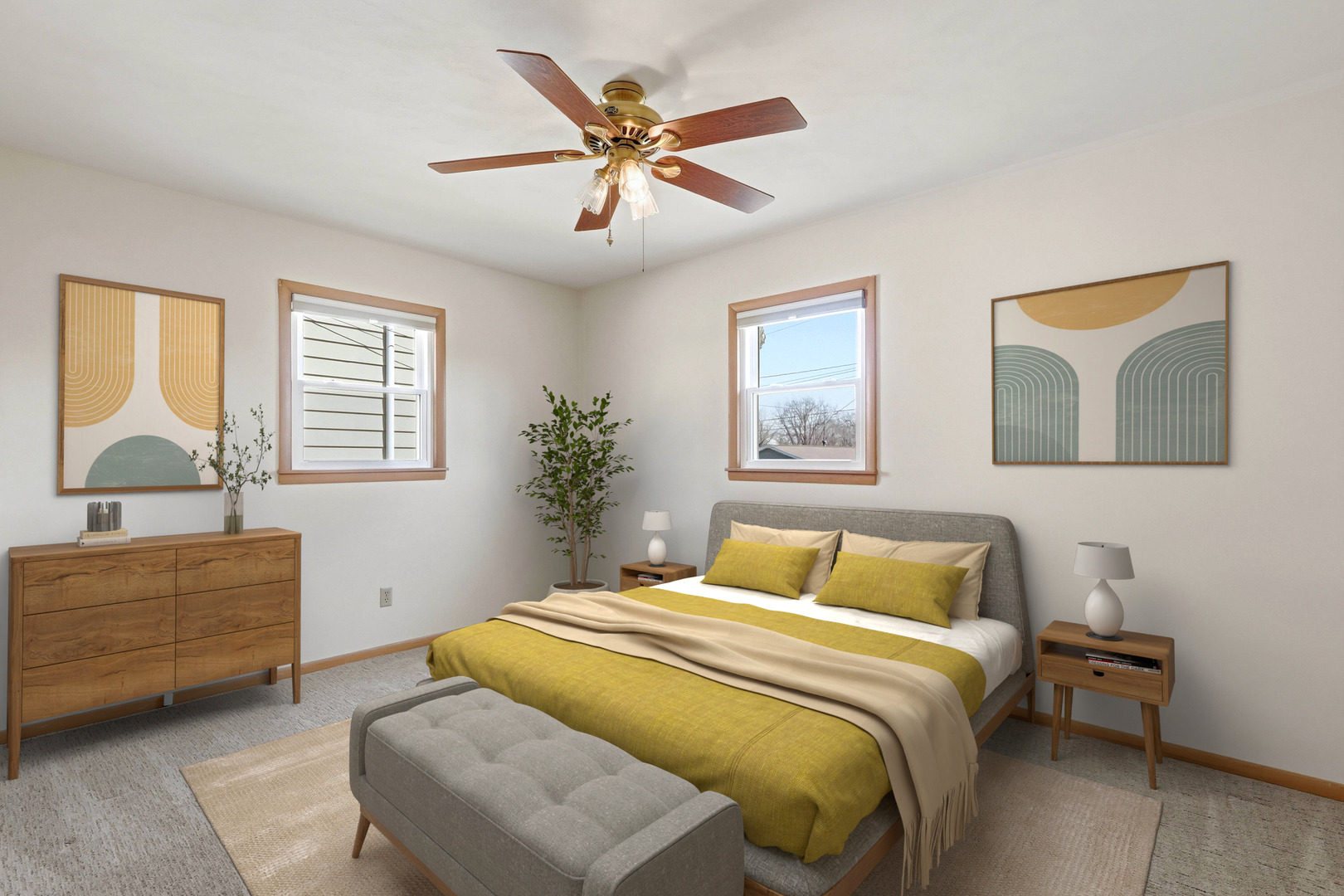 2690 9th Street East Moline, IL 61244 - Photo 8 of 19 a bedroom with a bed and window