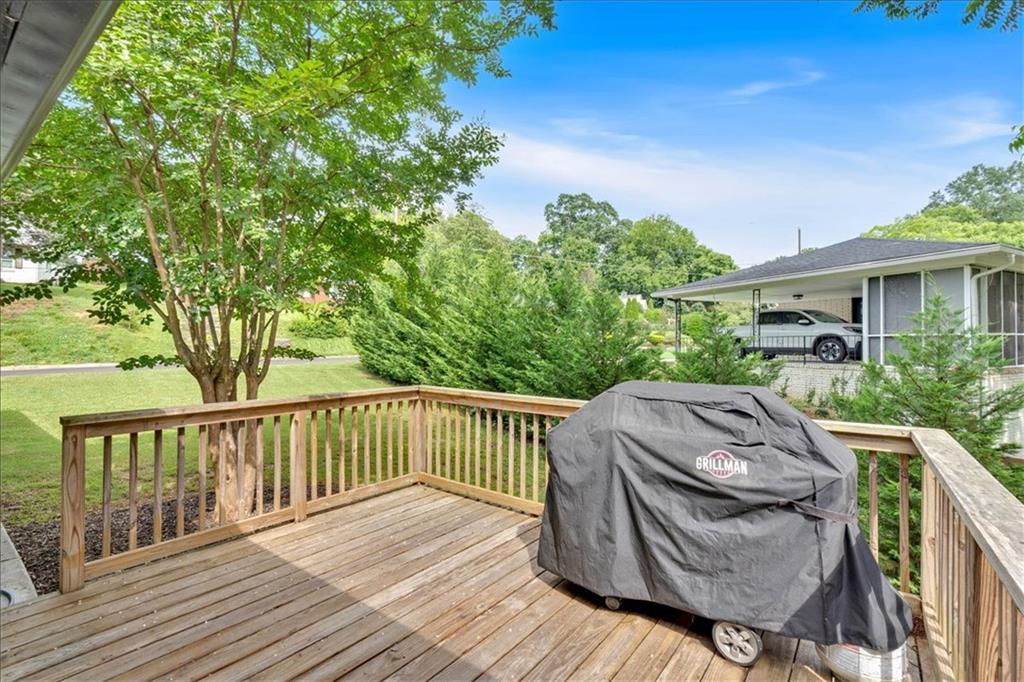 2 Milam Street Cartersville, GA 30120 - Photo 46 of 57 a view of balcony with deck and outdoor seating