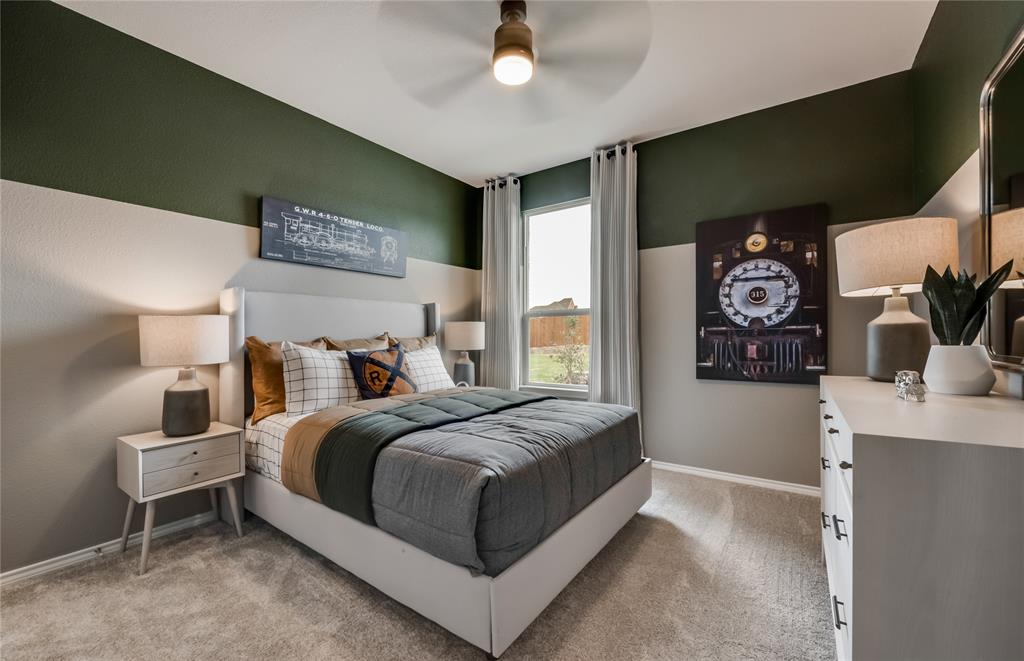 14053 Ladbroke Street Pilot Point, TX 76258 - Photo 16 of 19 Spacious secondary bedroom with large windows
