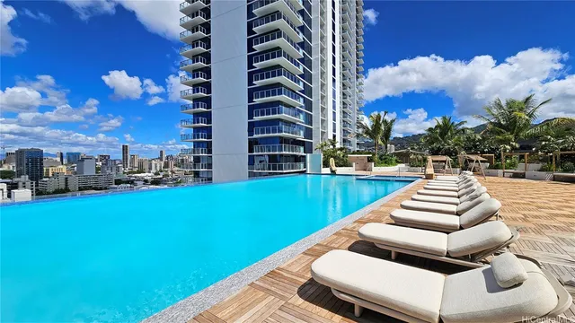 a view of a garden with potted plants
