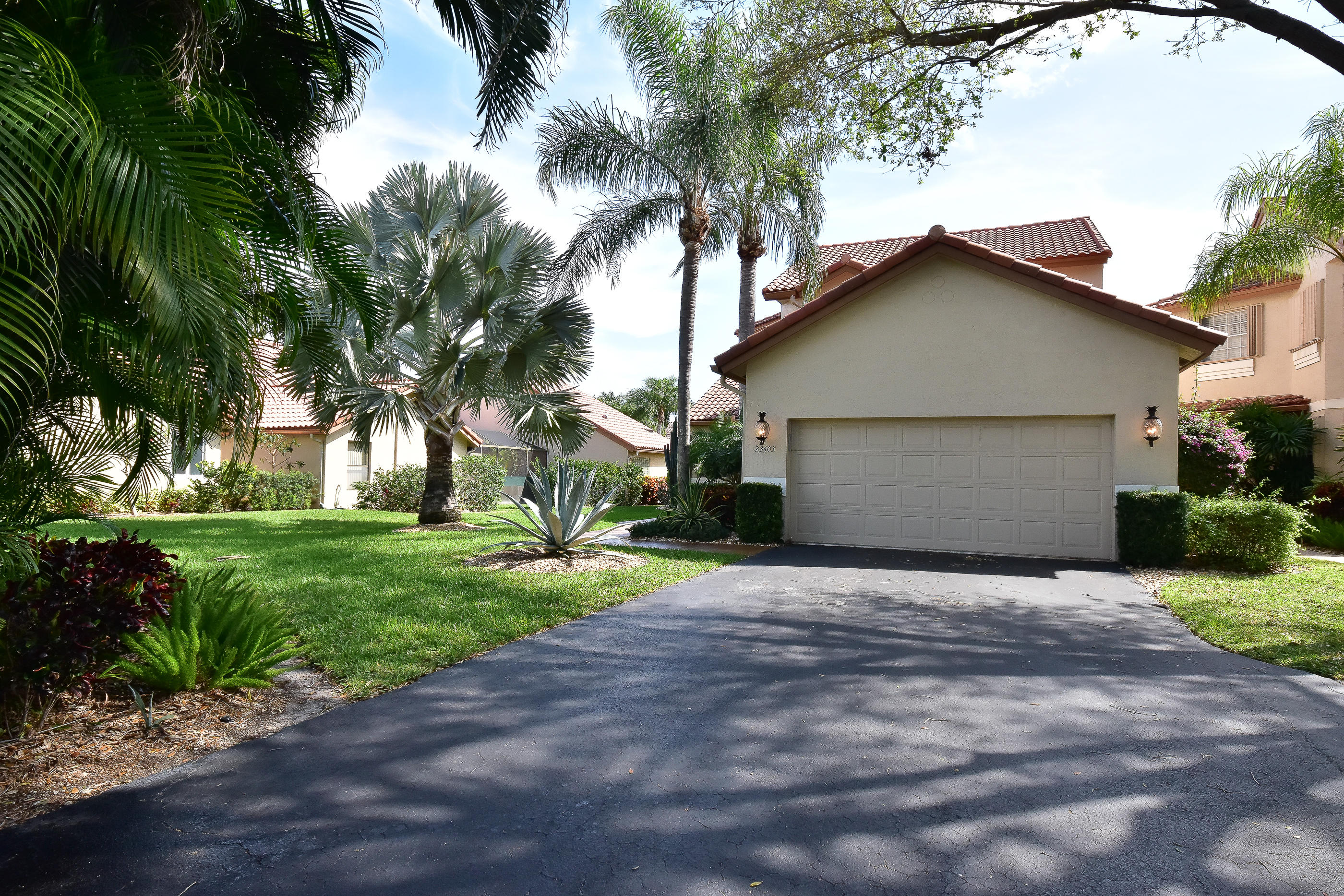 23403 Water Circle Boca Raton, FL 33486 - Photo 2 of 42 Two Car Garage