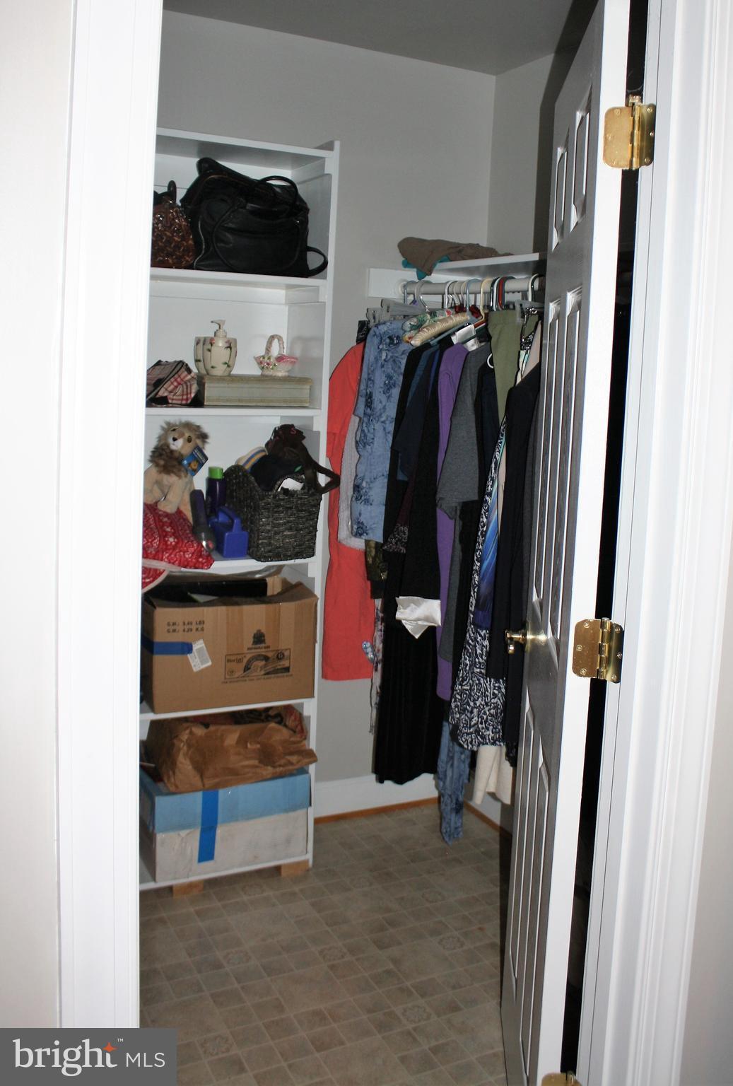148 Ruth Court Strasburg, VA 22657 - Photo 16 of 30 a view of walk in closet with clothes and shoes