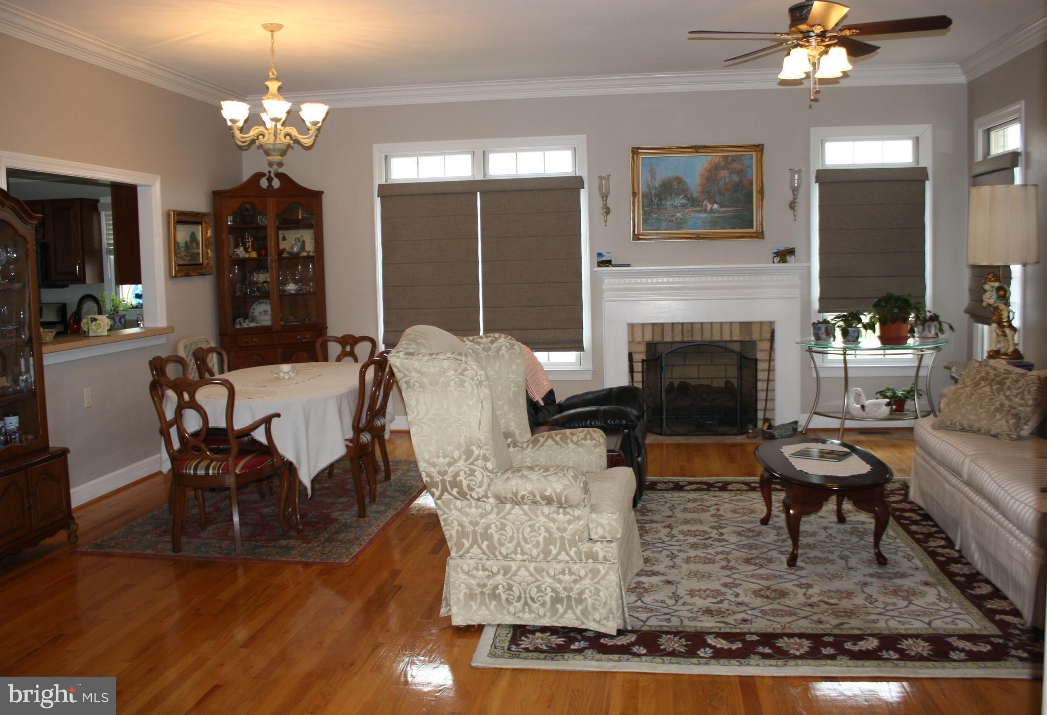 148 Ruth Court Strasburg, VA 22657 - Photo 8 of 30 a living room with furniture and a fireplace