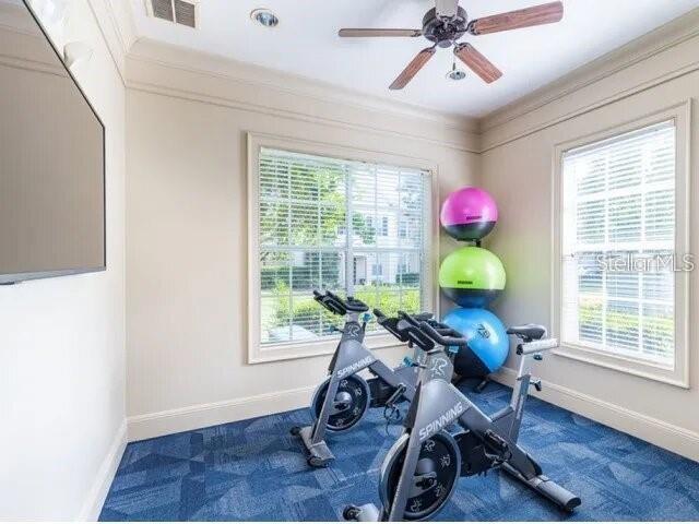 12861 Madison Pointe Circle, Unit 101 Orlando, FL 32821 - Photo 28 of 30 a view of a room with workspace and windows