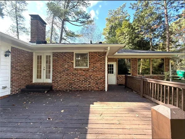 a view of a house with a porch