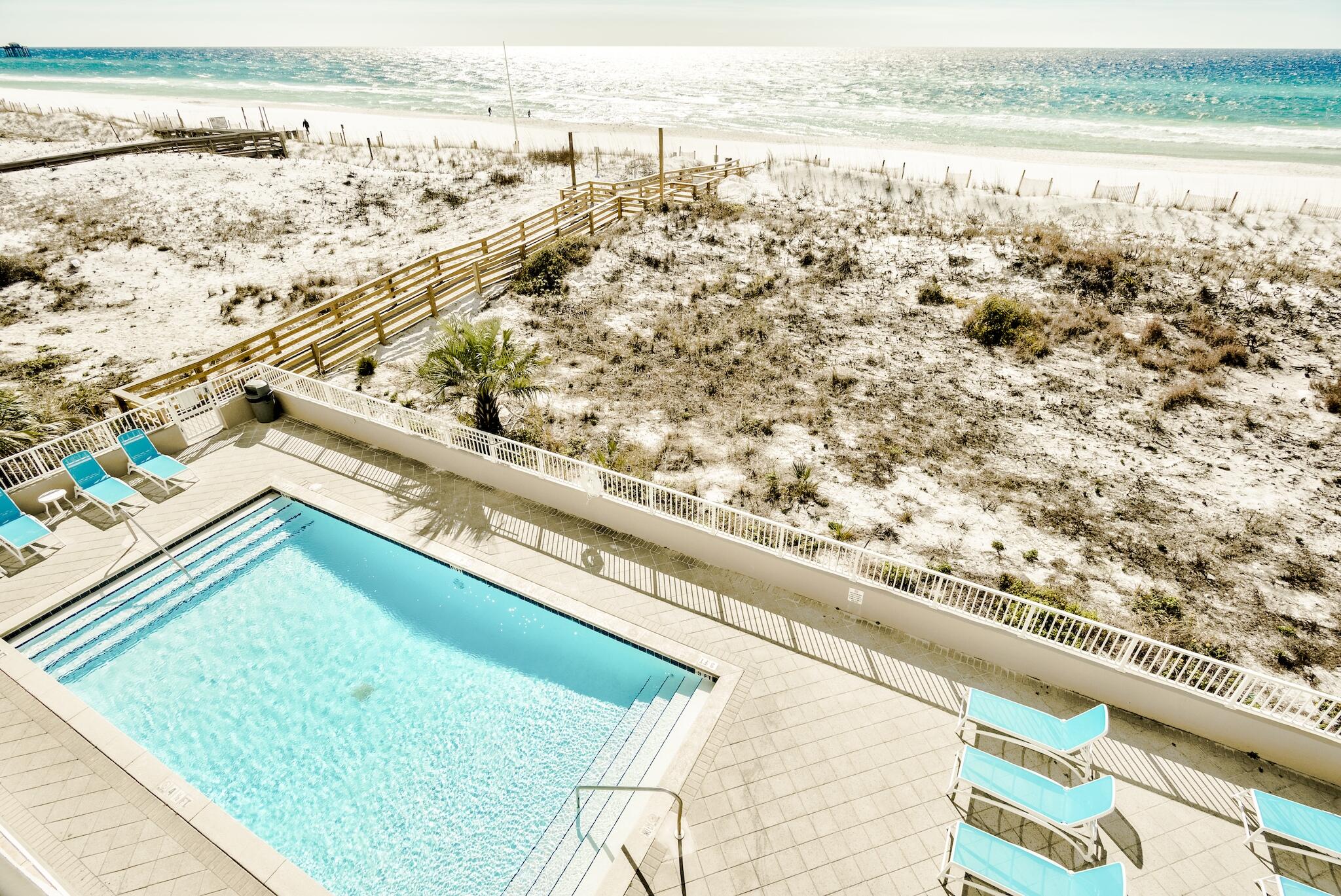 376 Santa Rosa Boulevard, Unit 507 Fort Walton Beach, FL 32548 - Photo 27 of 32 a view of ocean from a balcony