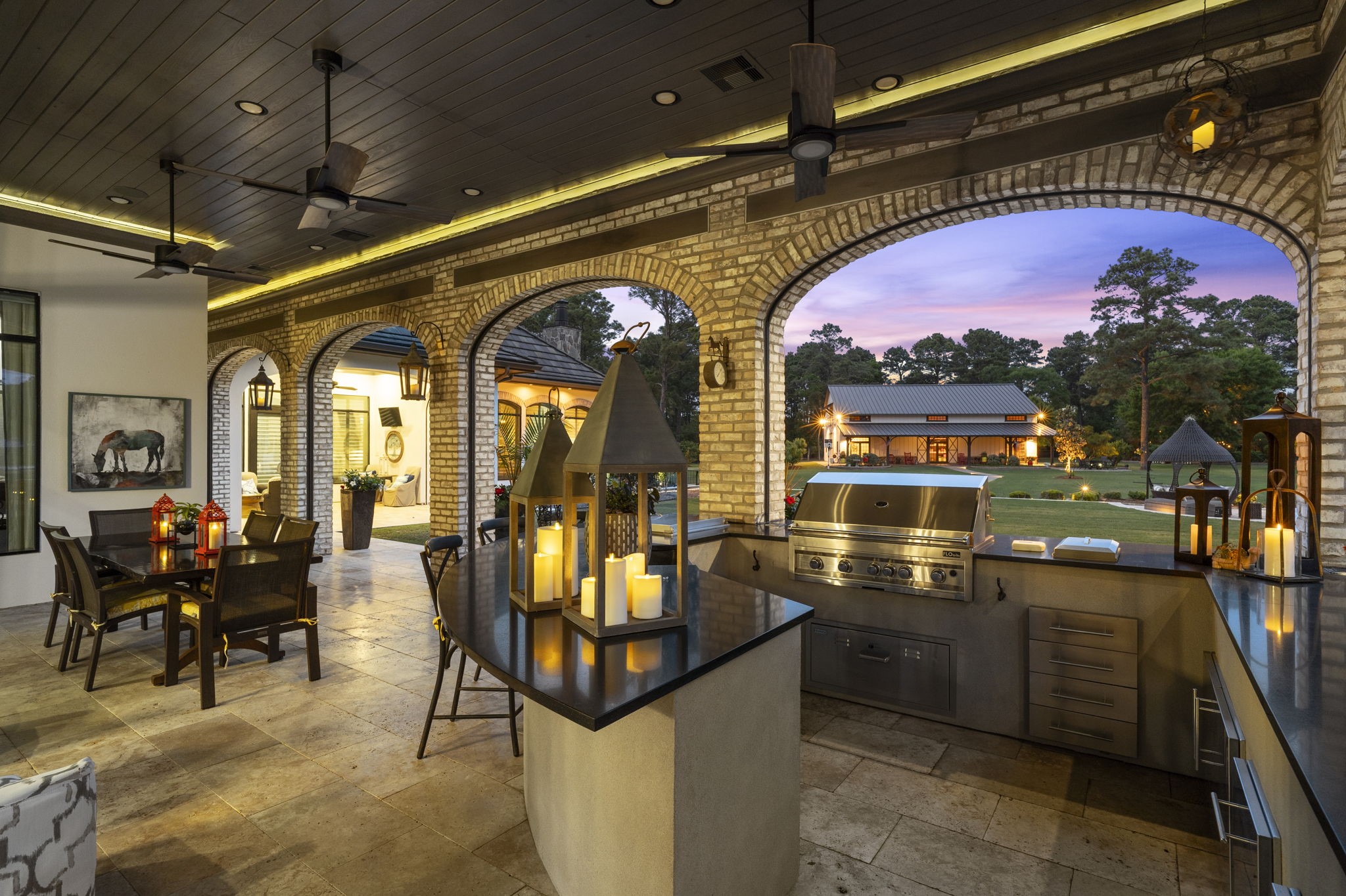 5 Willowcreek Ranch Road Tomball, TX 77377 - Photo 44 of 50 Multi-climate back patio with remote-controlled screens