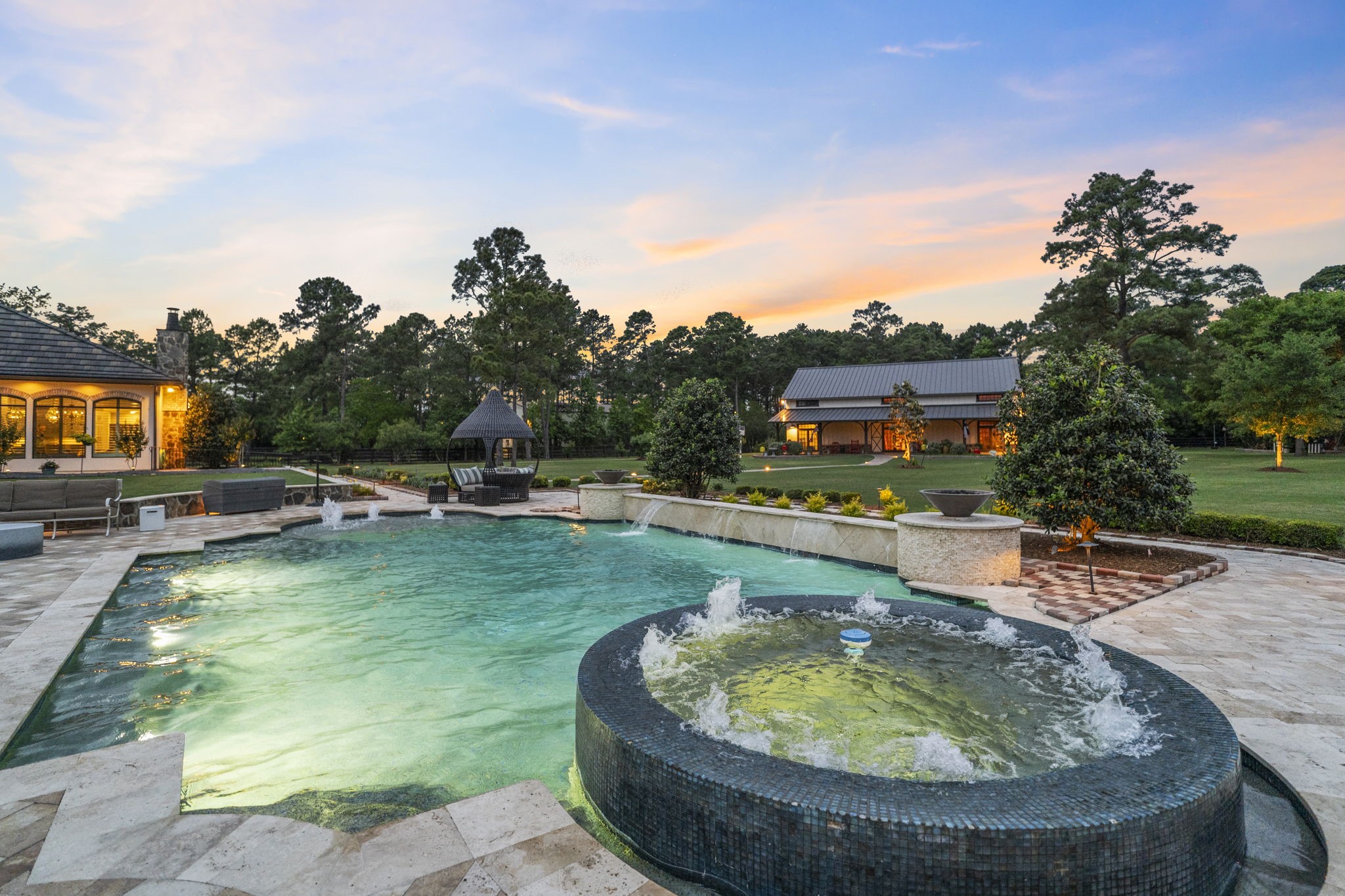 5 Willowcreek Ranch Road Tomball, TX 77377 - Photo 46 of 50 Where the pool and spa become the destination