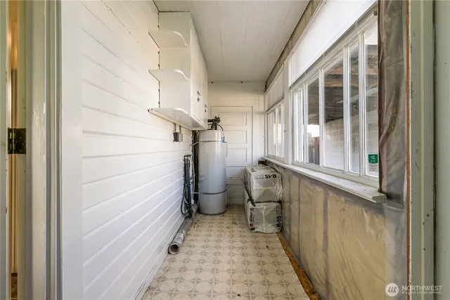 a front view of house with yard and seating area