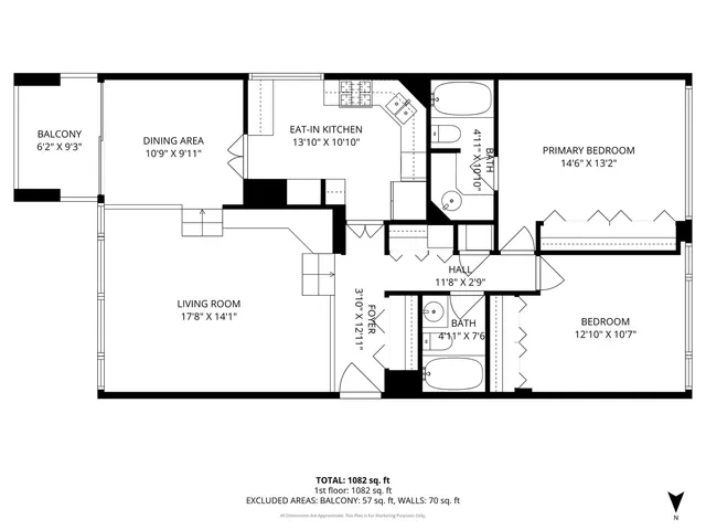 $469,000 | 3200 North Lake Shore Drive, Unit 2701, Chicago, IL 60657