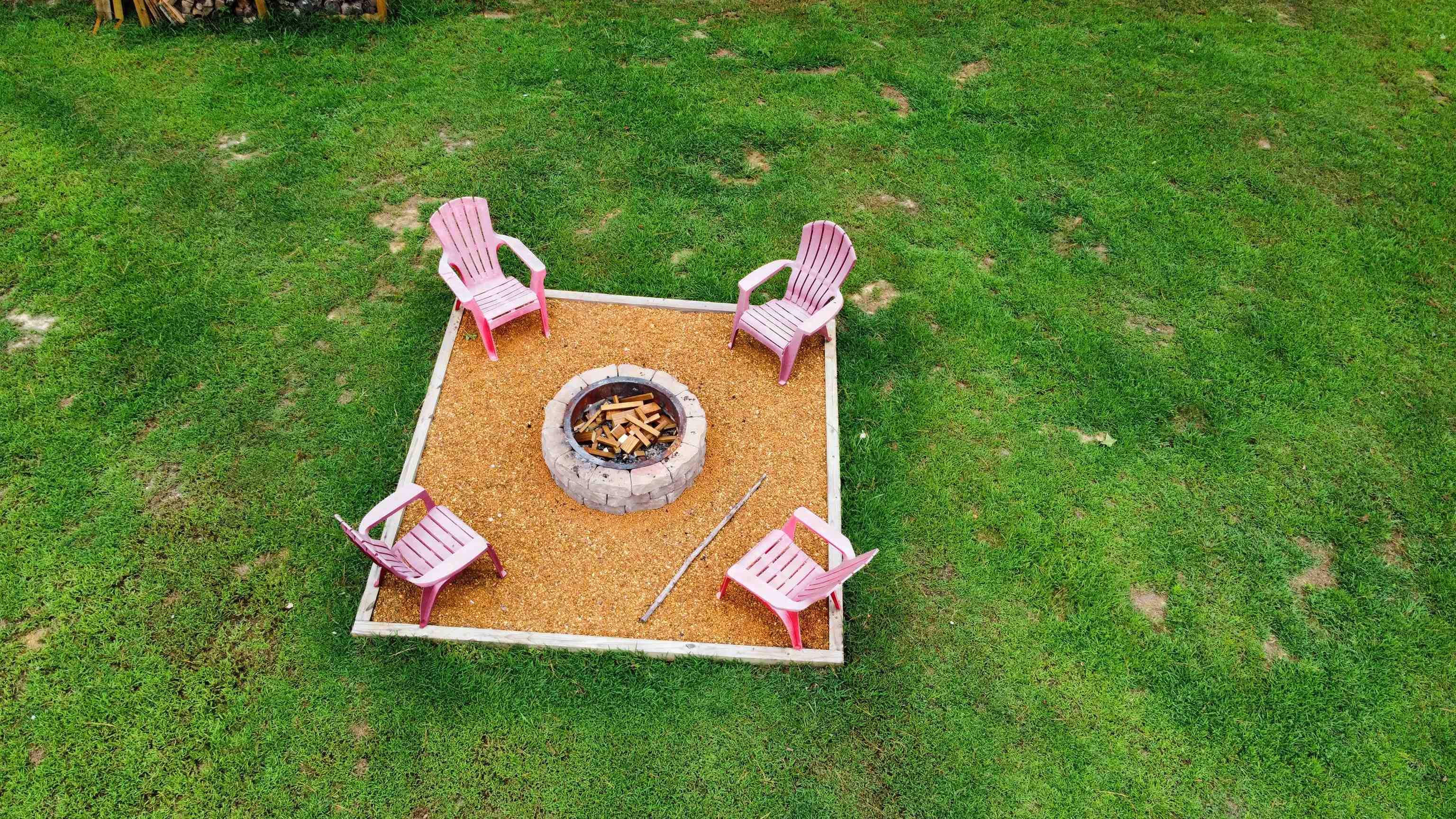 5205 Hamburg Road Michie, TN 38357 - Photo 32 of 40 Exterior view of an outdoor fire pit