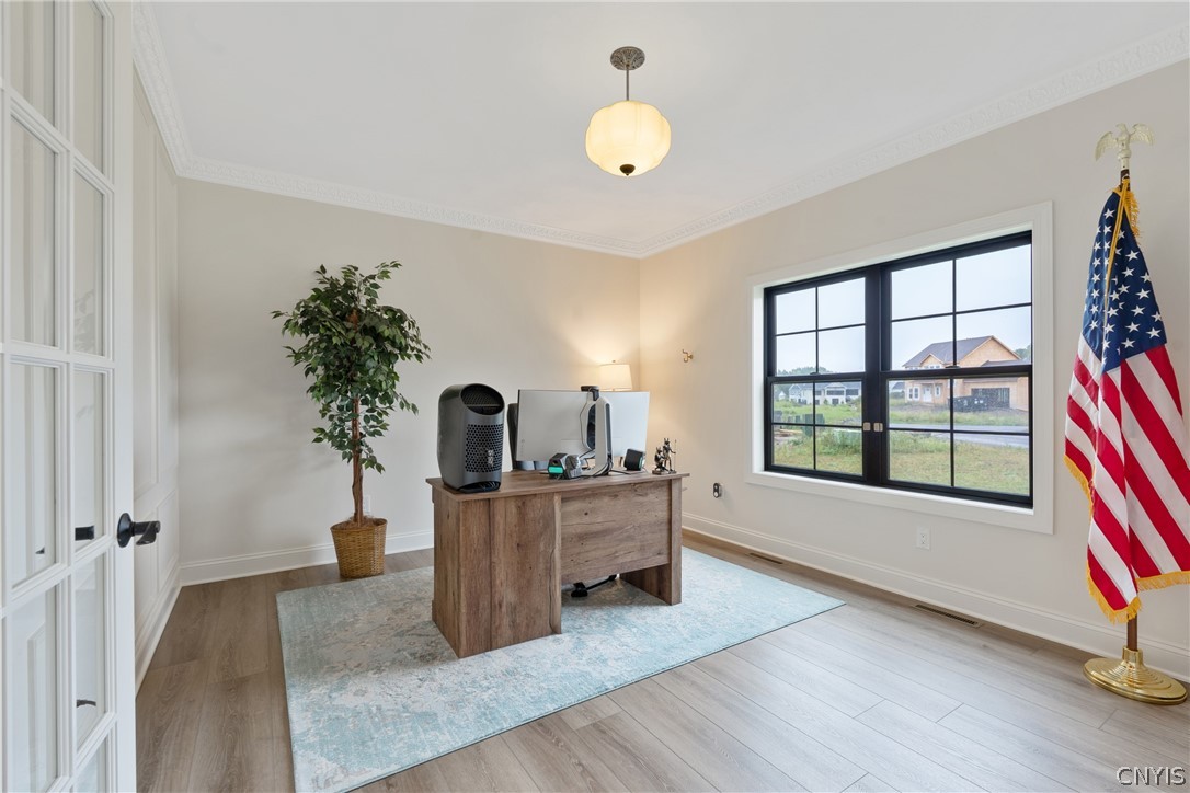 2020 Rubicon Road Lysander, NY 13027 - Photo 22 of 49 Impressive oversized office/study designed to make working from home feel both productive and refined.
