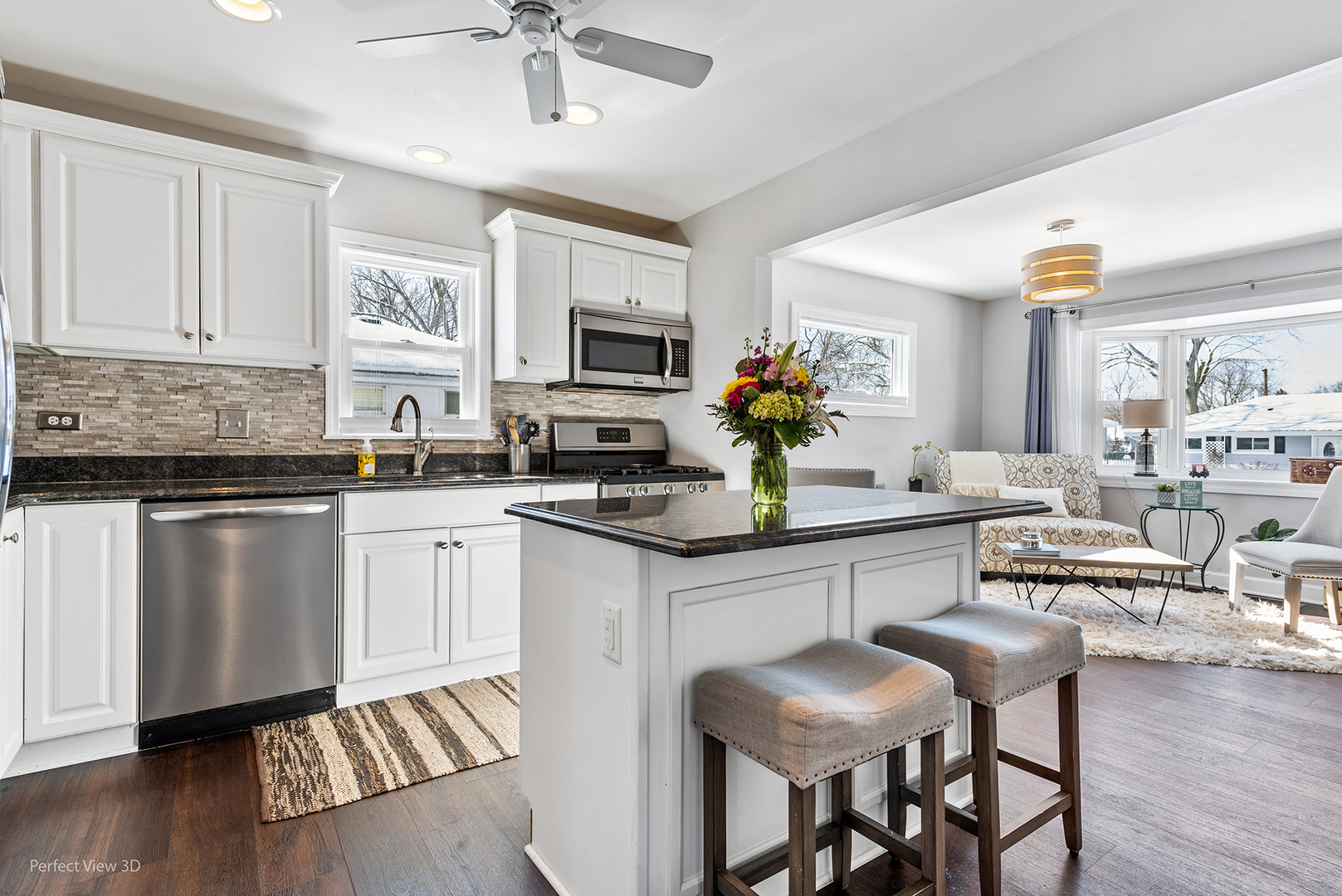 21 Crescent Road Lake Zurich, IL 60047 - Photo 6 of 24 a kitchen with a sink cabinets and window