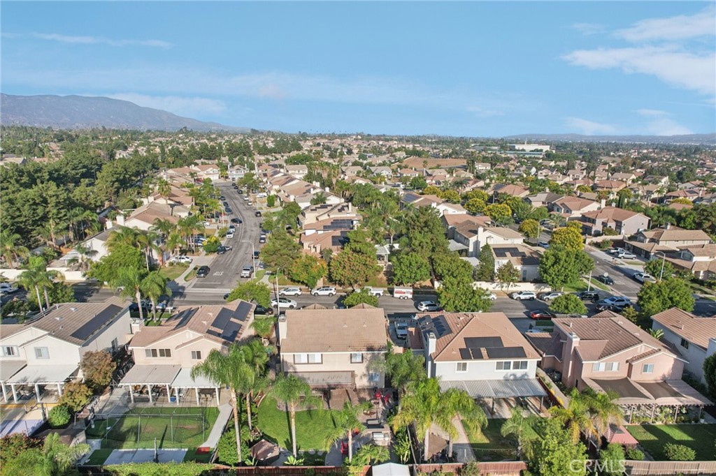 2575 Gilbert Avenue Corona, CA 92881 - Photo 53 of 58 an aerial view of residential houses with outdoor space and trees