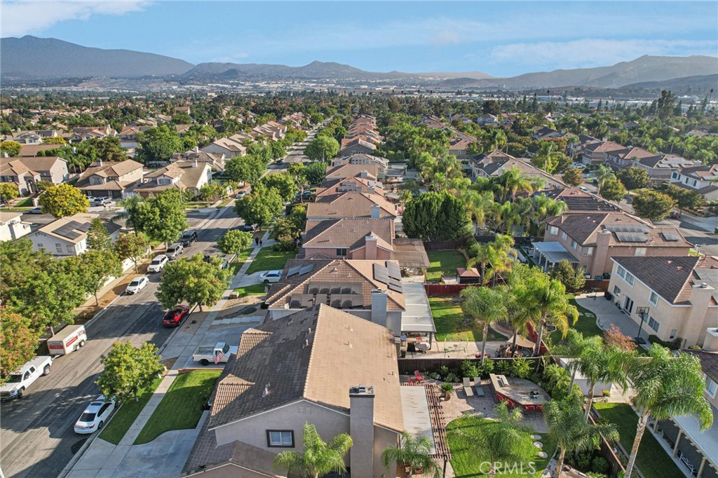 2575 Gilbert Avenue Corona, CA 92881 - Photo 55 of 58 an aerial view of residential house with outdoor space