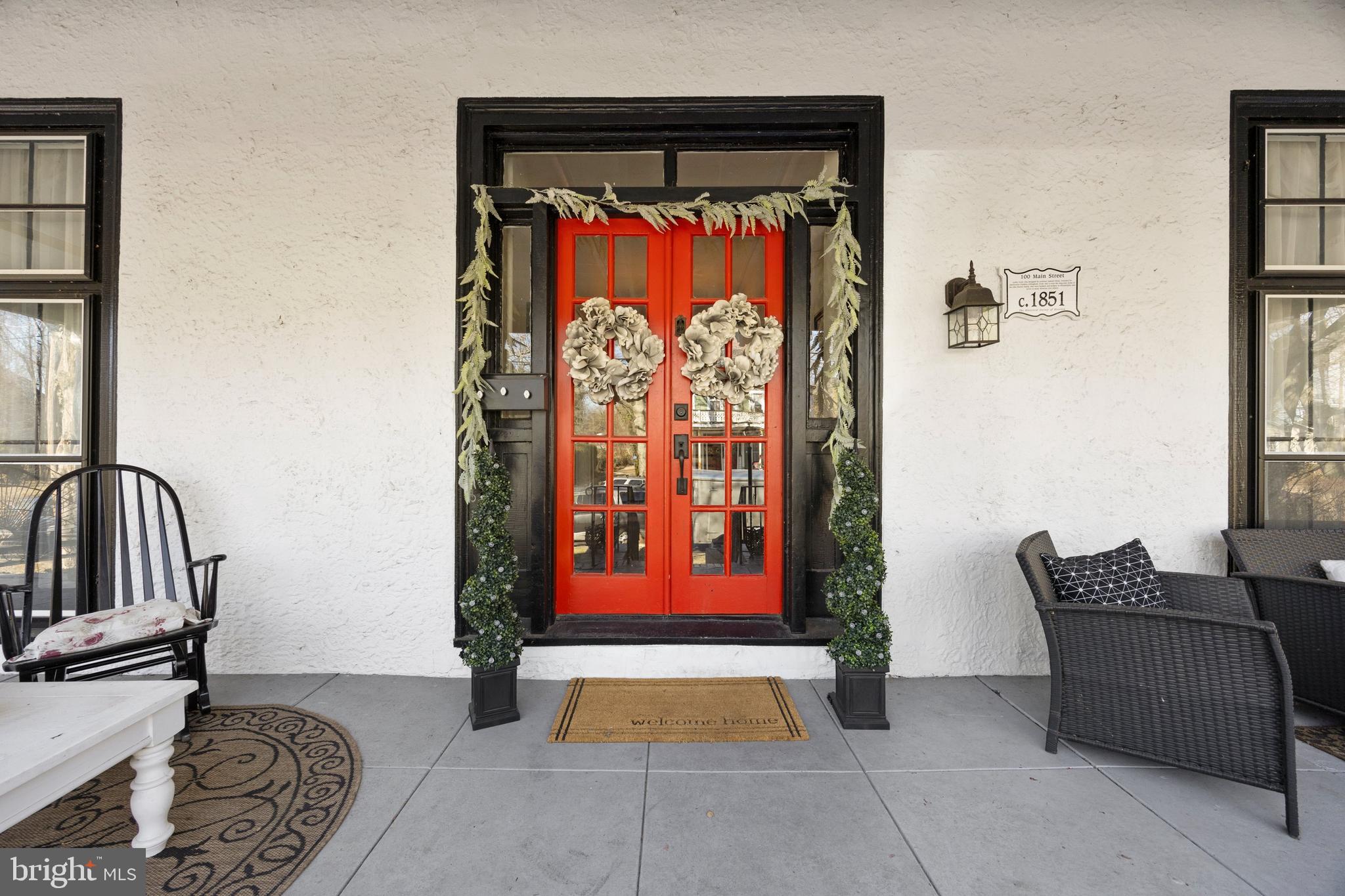 100 Main Street Riverton, NJ 08077 - Photo 3 of 44 a front view of a house with entryway