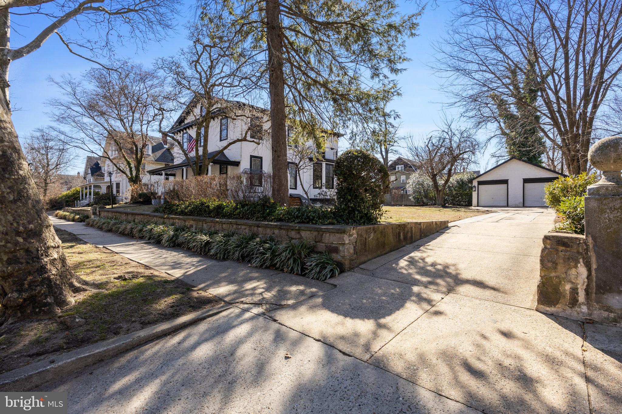 100 Main Street Riverton, NJ 08077 - Photo 40 of 44 a view of a yard with a snow
