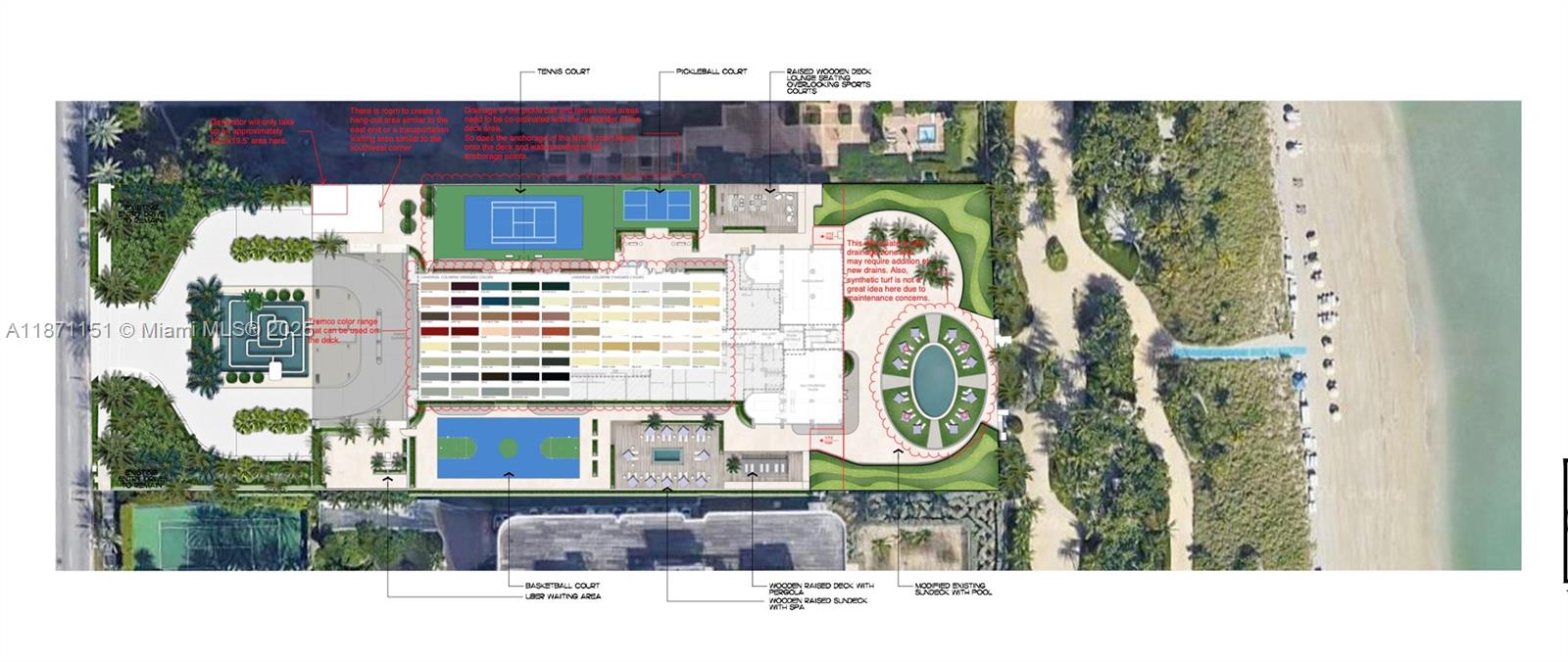 10155 Collins Avenue, Unit 606 Bal Harbour, FL 33154 - Photo 42 of 48 a black and white photo of a city