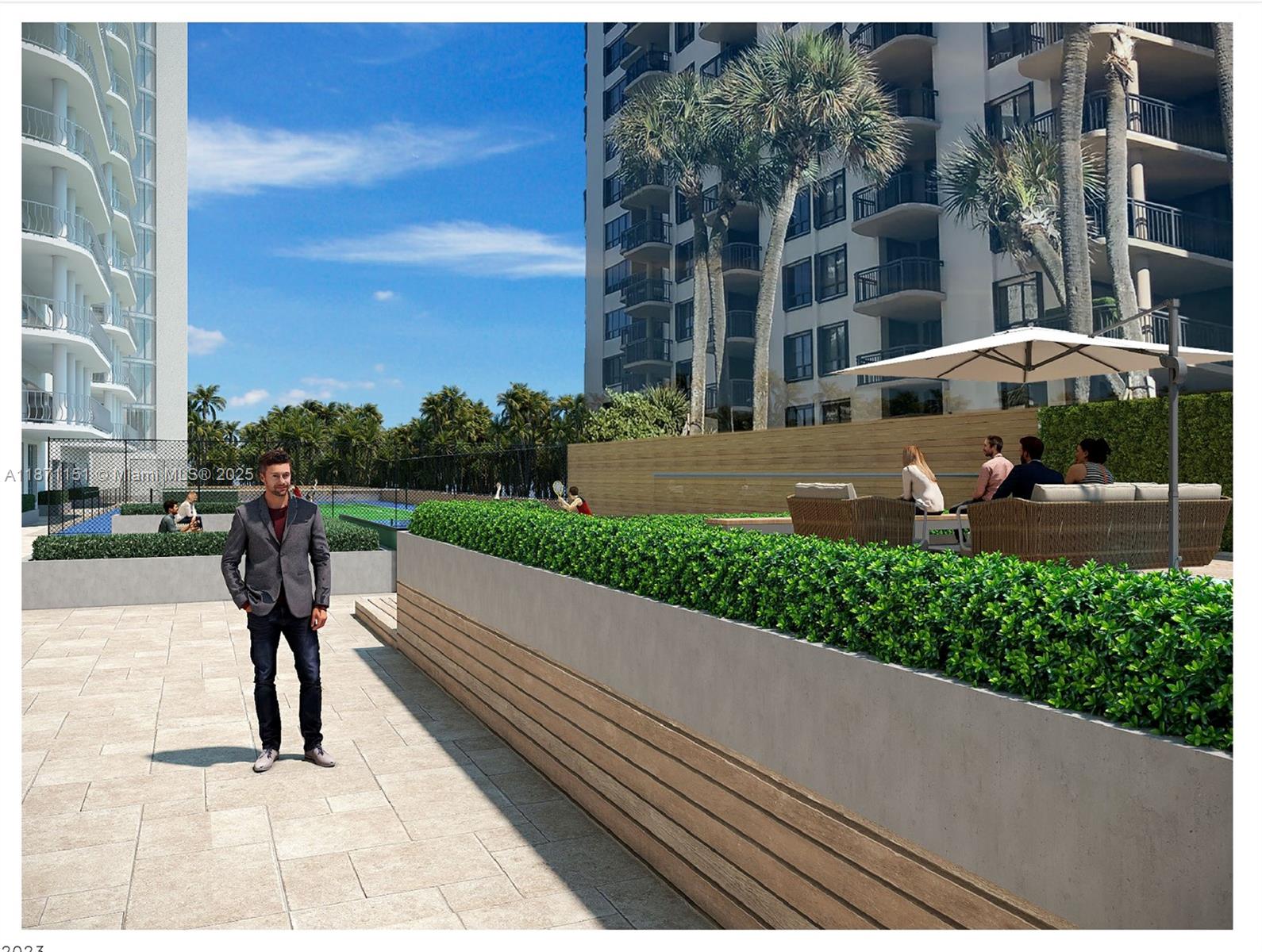 10155 Collins Avenue, Unit 606 Bal Harbour, FL 33154 - Photo 46 of 48 a view of a street with a building in the background