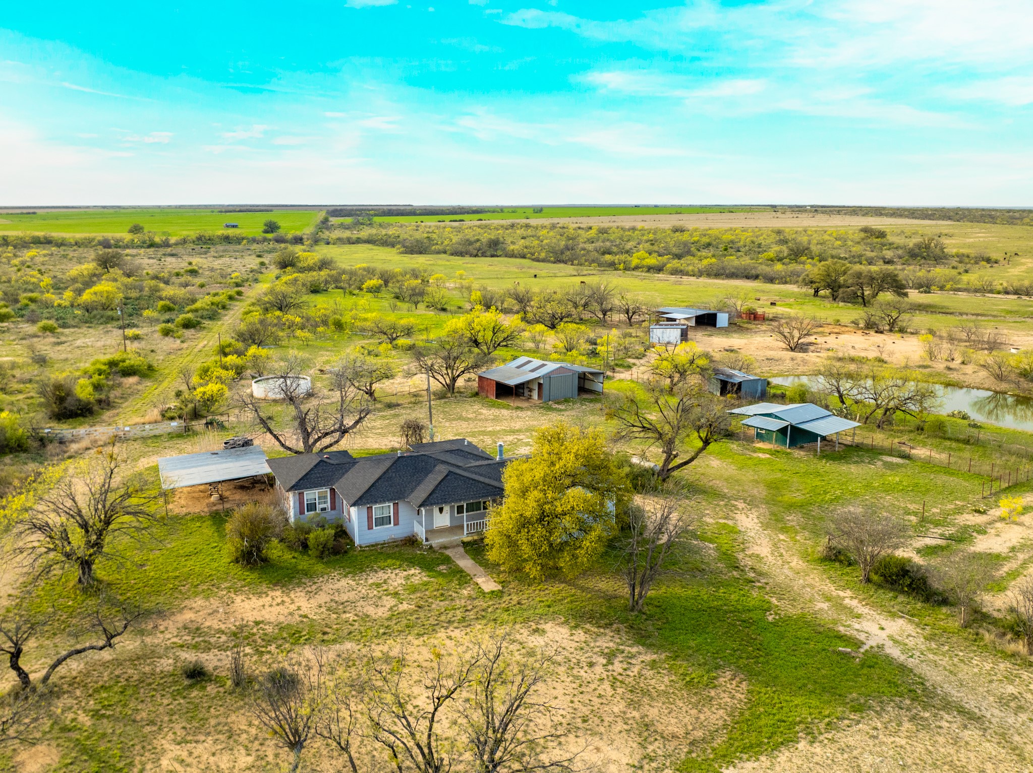 2145 County Road 320 Lohn, TX 76852 - Photo 1 of 39 Aerial view of sparsely populated area