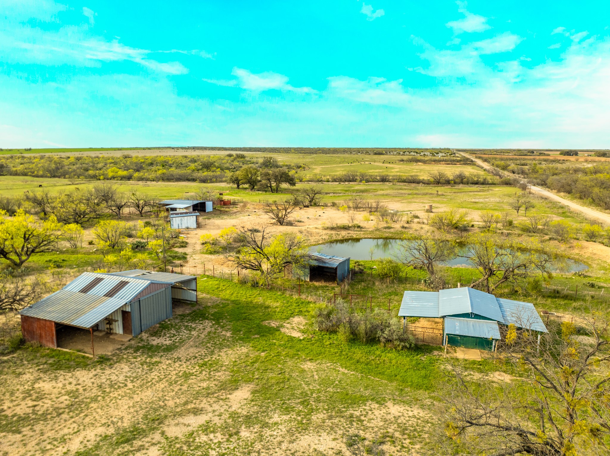 2145 County Road 320 Lohn, TX 76852 - Photo 9 of 40 View of rural area with a nearby body of water