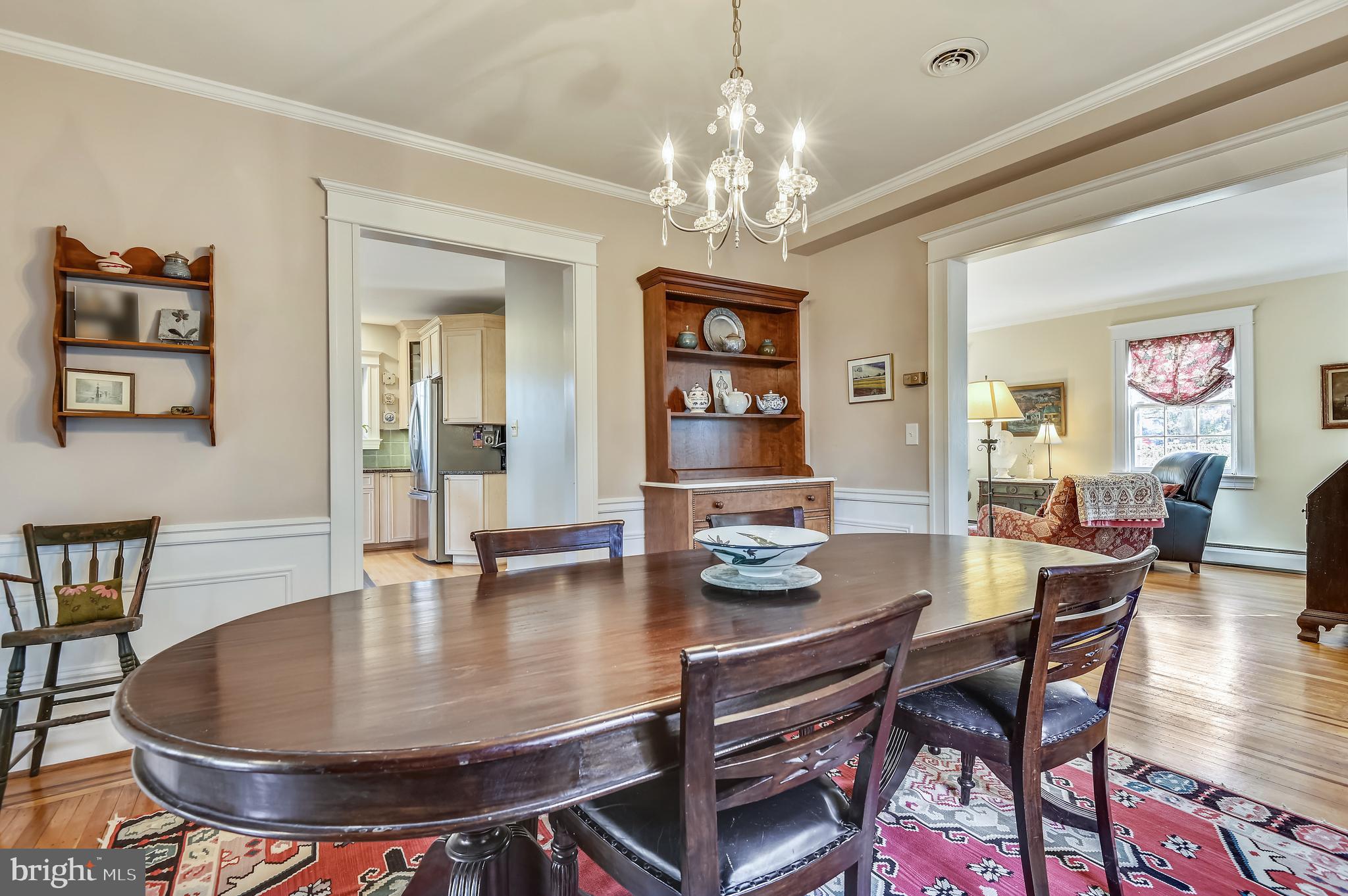 608 Hatherleigh Road Baltimore, MD 21212 - Photo 11 of 65 Dining Room opens to Kitchen, Living Rm & Fam Rm