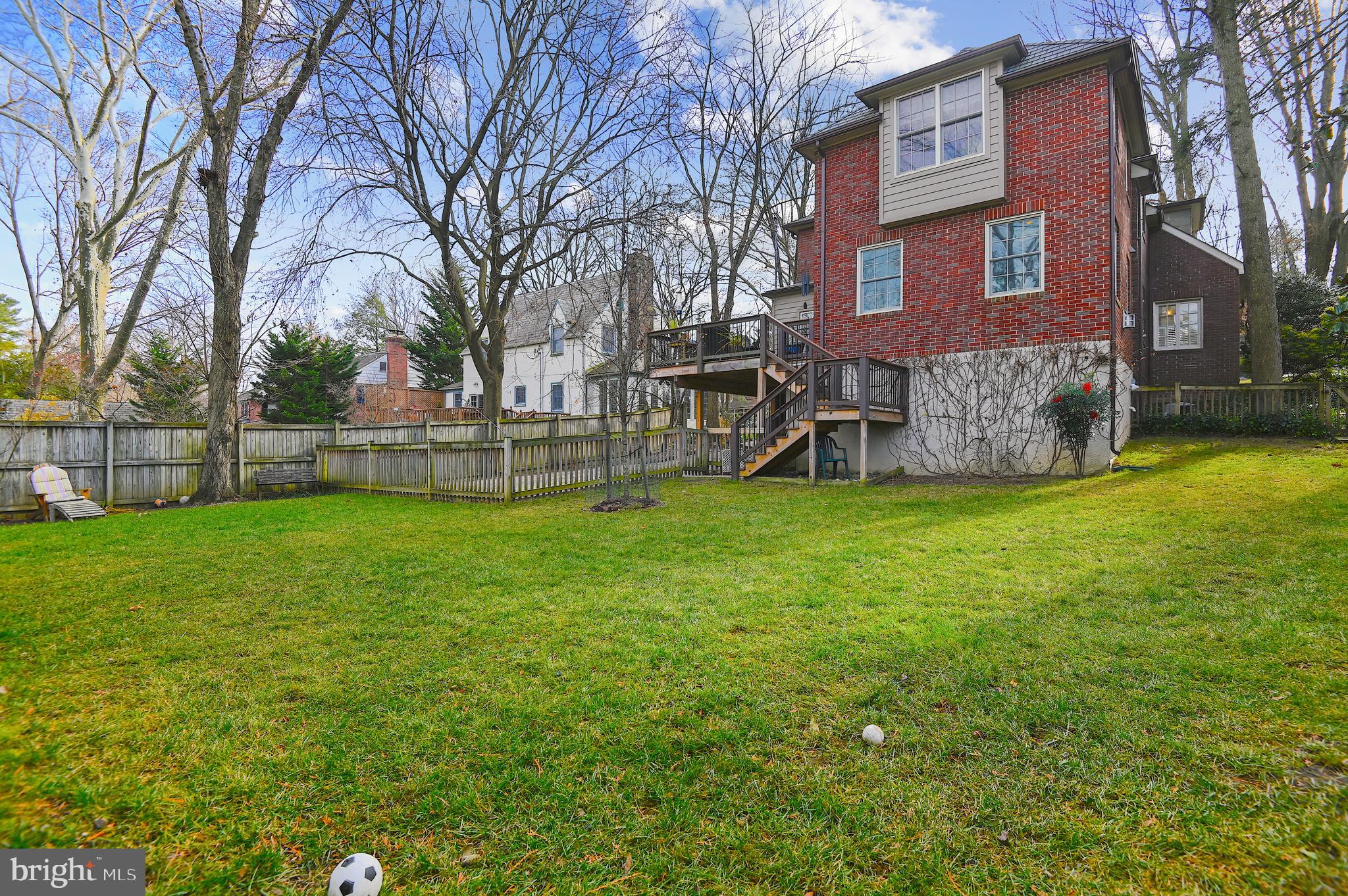 608 Hatherleigh Road Baltimore, MD 21212 - Photo 53 of 65 Large, Flat, Fully Fenced Yard!