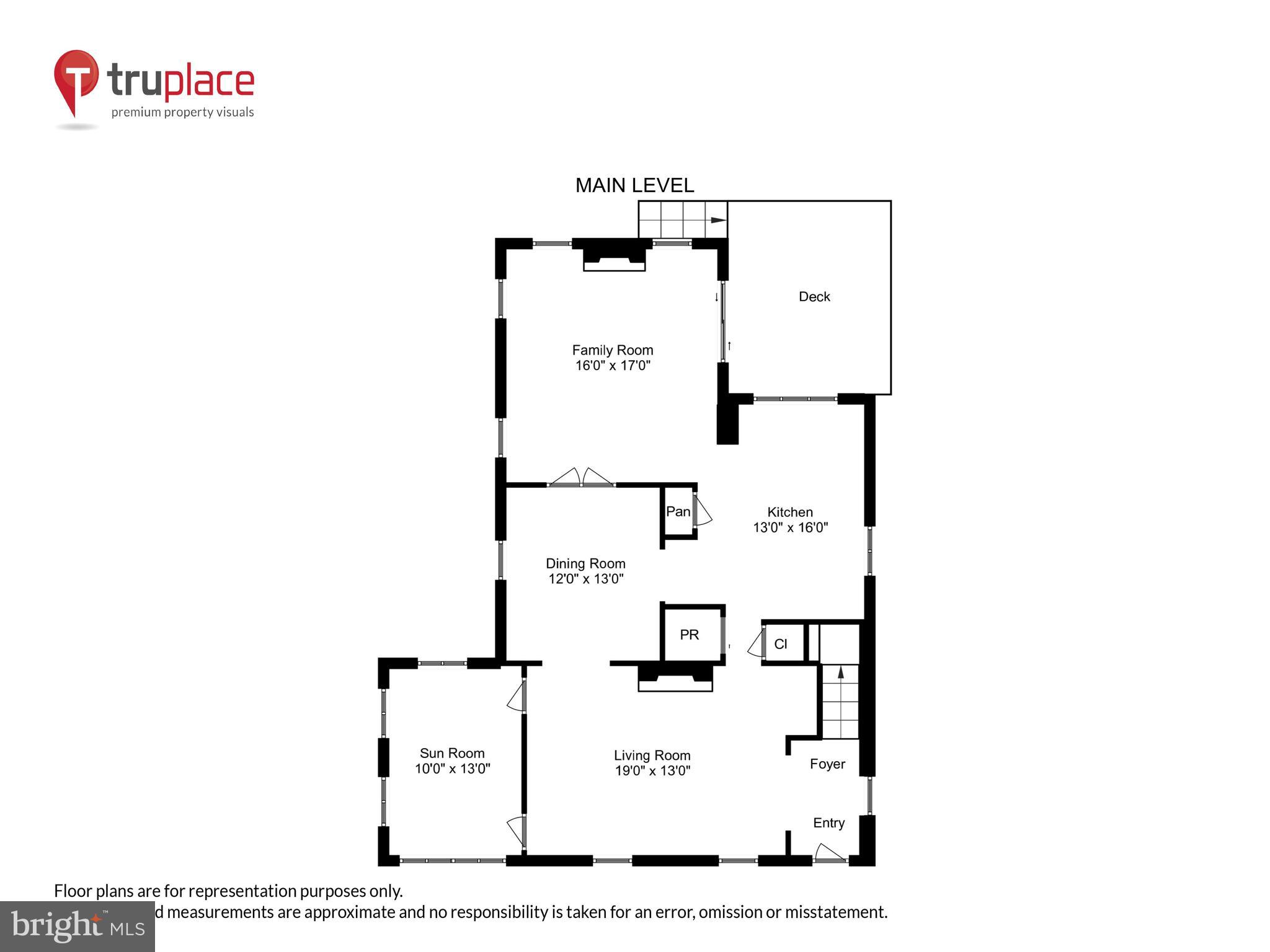 608 Hatherleigh Road Baltimore, MD 21212 - Photo 63 of 65 Main Level Floor Plan