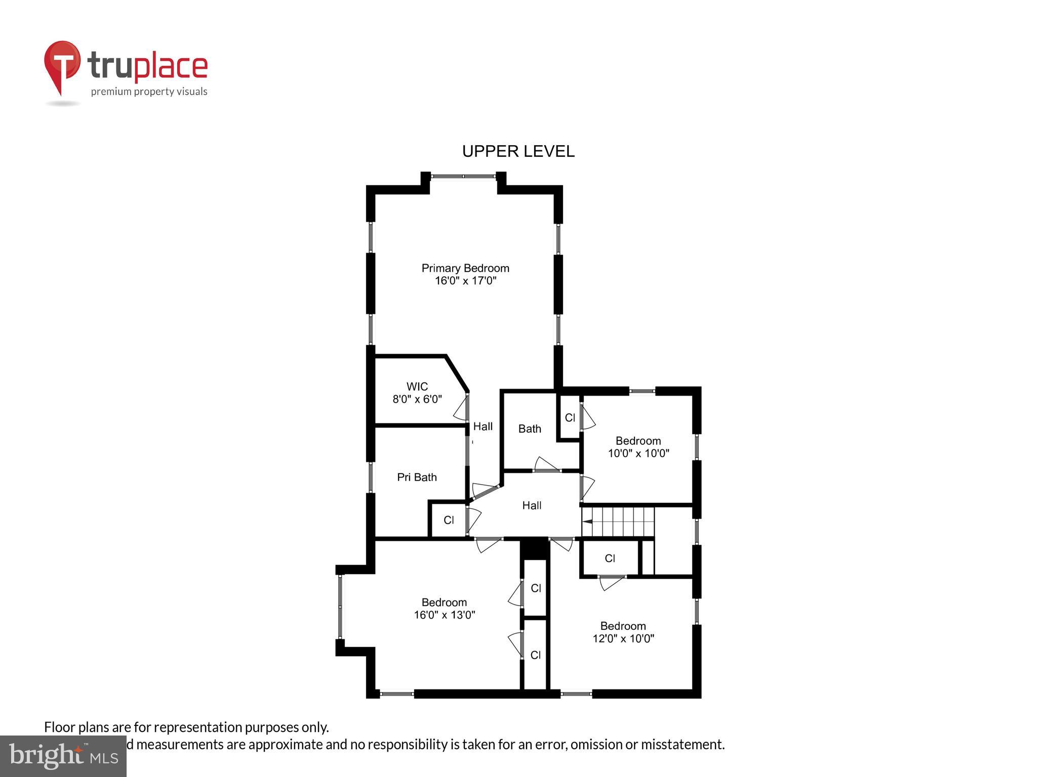 608 Hatherleigh Road Baltimore, MD 21212 - Photo 64 of 65 Upper Level Floor Plan