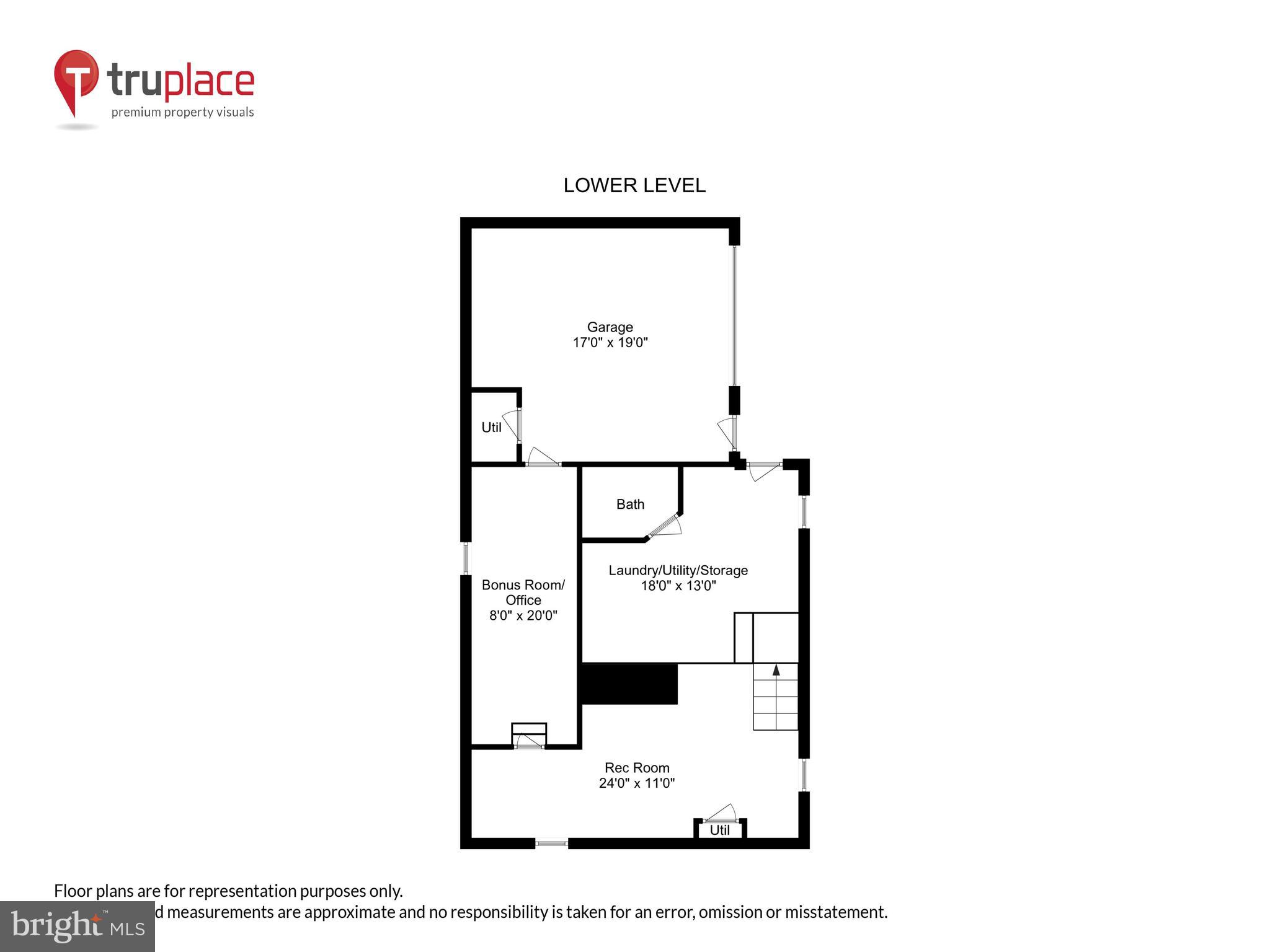 608 Hatherleigh Road Baltimore, MD 21212 - Photo 65 of 65 Floor Plan Lower Level