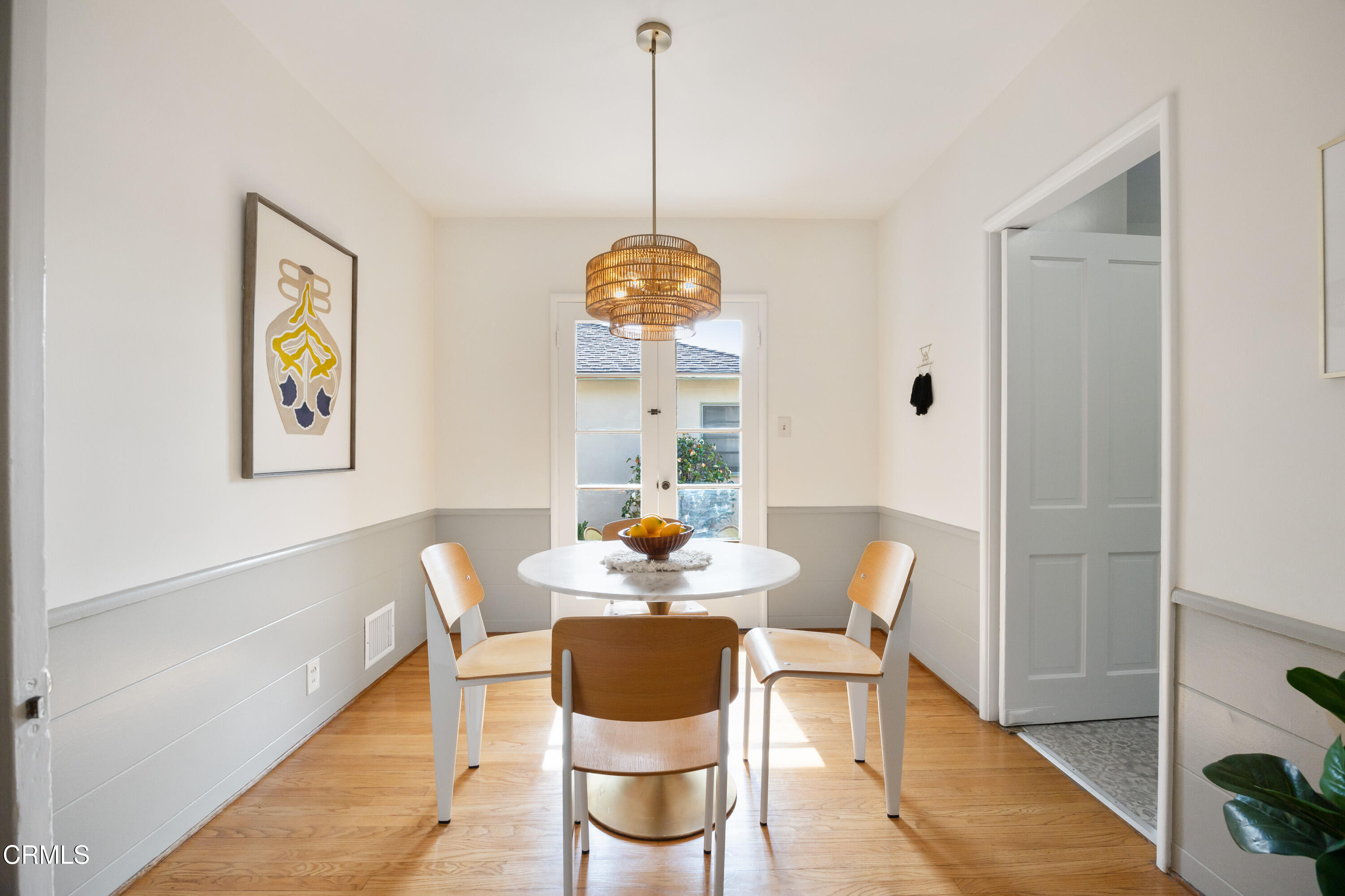1766-1768 Whitefield Road Pasadena, CA 91104 - Photo 14 of 52 a dining room with furniture a rug a fireplace and wooden floor