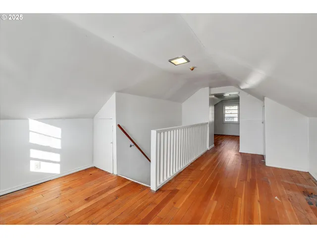 a view interior of a house with wooden floor