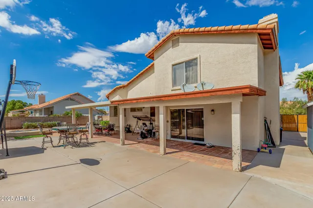 a view of a house with sitting area