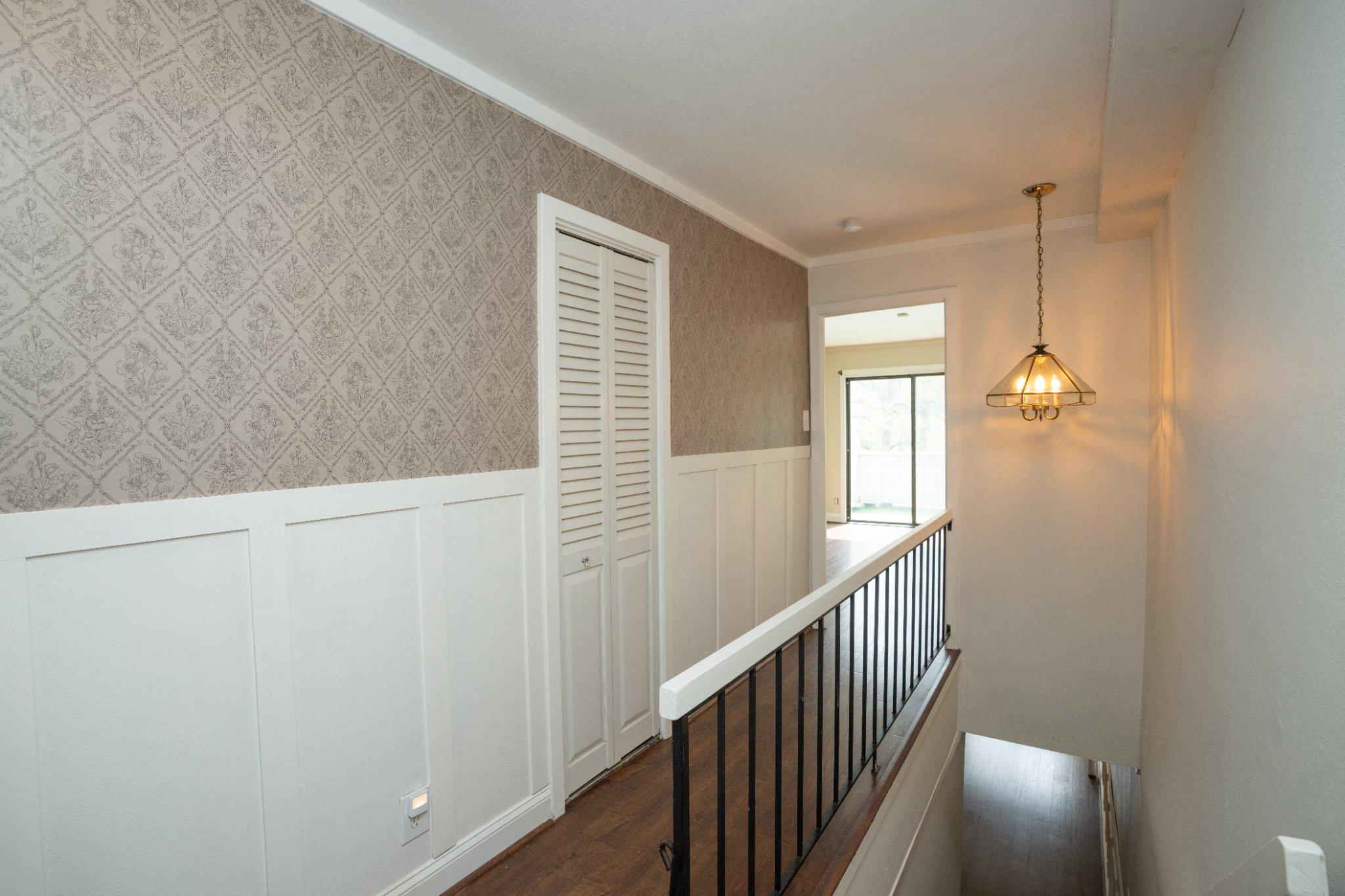 573 Summit House West Chester, PA 19382 - Photo 11 of 24 Wainscoting and elegant wallpaper.