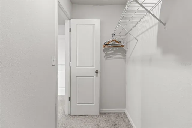 a view of walk in closet