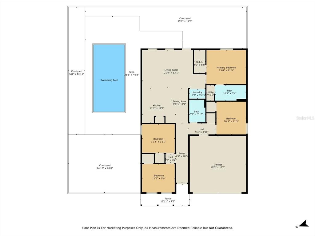 3332 Lambert Avenue Spring Hill, FL 34608 - Photo 30 of 30 a picture of a bathroom with a shower
