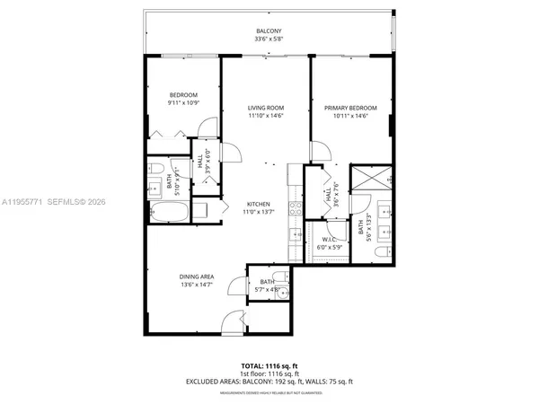 $800,000 | 1600 Southwest 1st Avenue, Unit 707, Miami, FL 33129