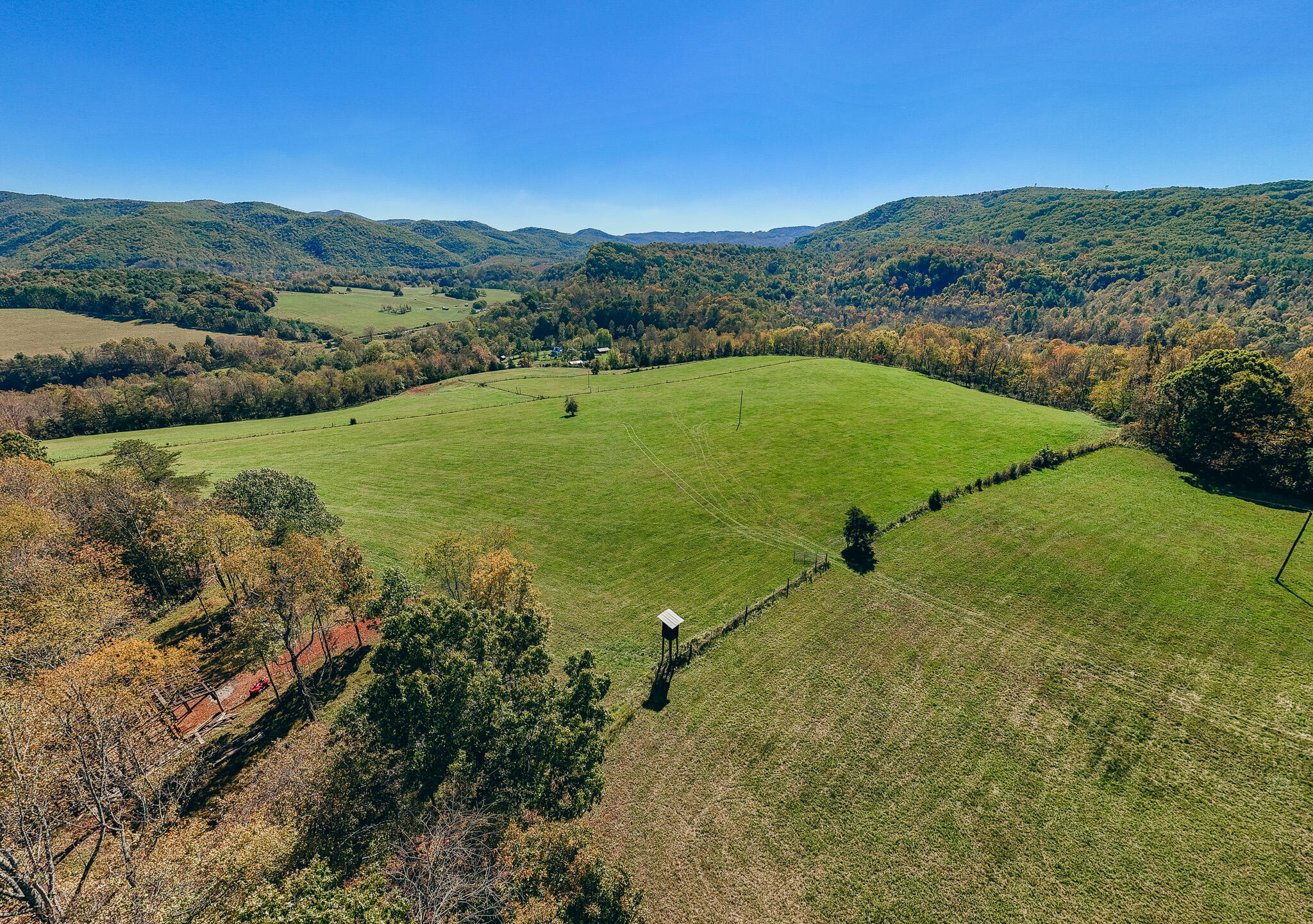 0 Betty Baker Road Hiwassee, VA 24347 - Photo 4 of 19 a view of a field with mountains in the background