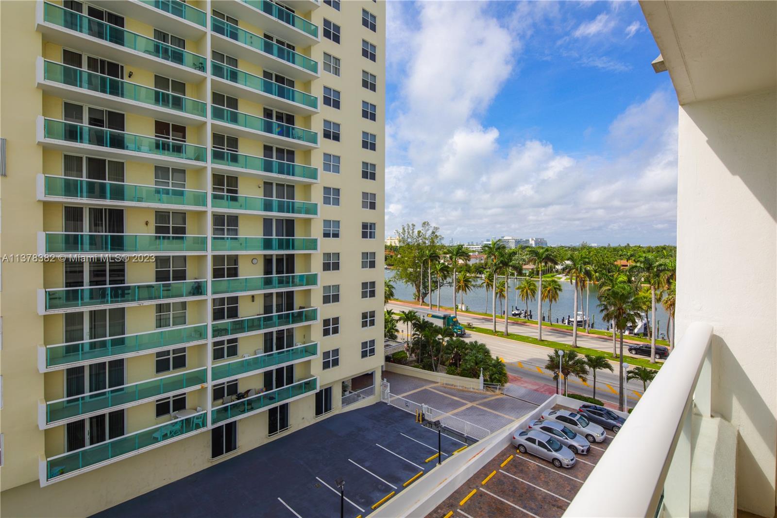 5005 Collins Avenue, Unit 610 Miami Beach, FL 33140 - Photo 30 of 31 a view of a balcony with city view