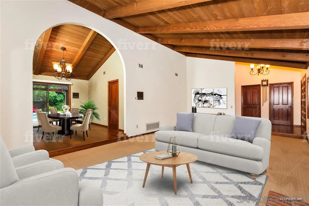 1156 Wild Canary Lane Encinitas, CA 92024 - Photo 15 of 20 a living room with furniture and a large window