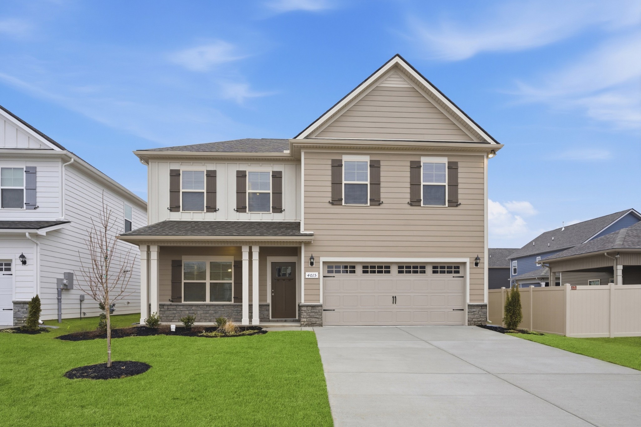 4015 Colleton Lane Murfreesboro, TN 37153 - Photo 1 of 34 front view of a house with a yard