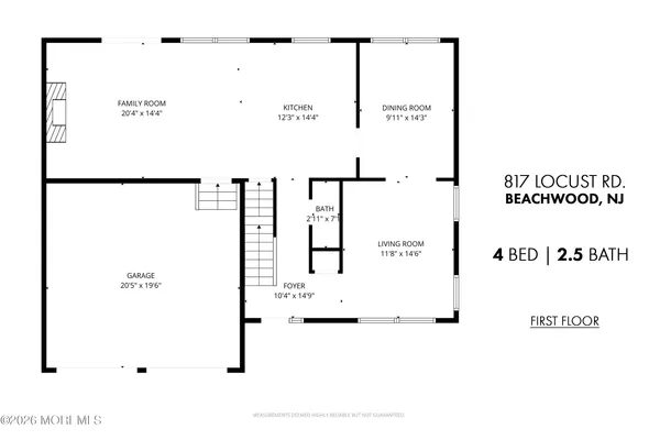 $690,000 | 817 Locust Road, Beachwood, NJ 08722
