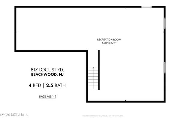 $690,000 | 817 Locust Road, Beachwood, NJ 08722