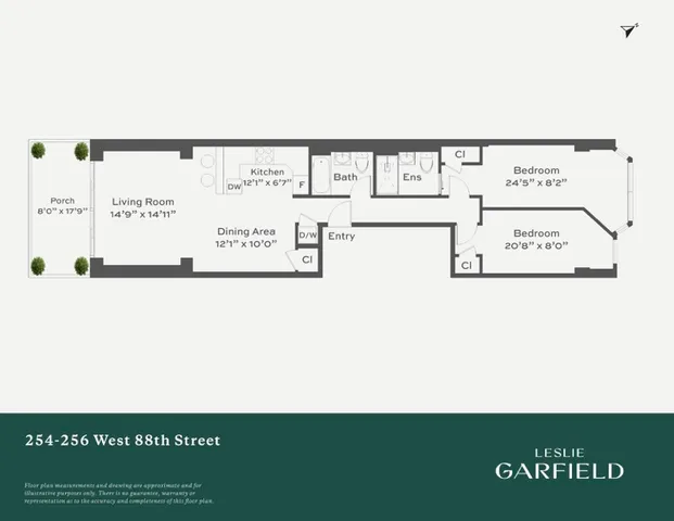 $1,895,000 | 256 West 88th Street, Unit PARLOR | Upper West Side