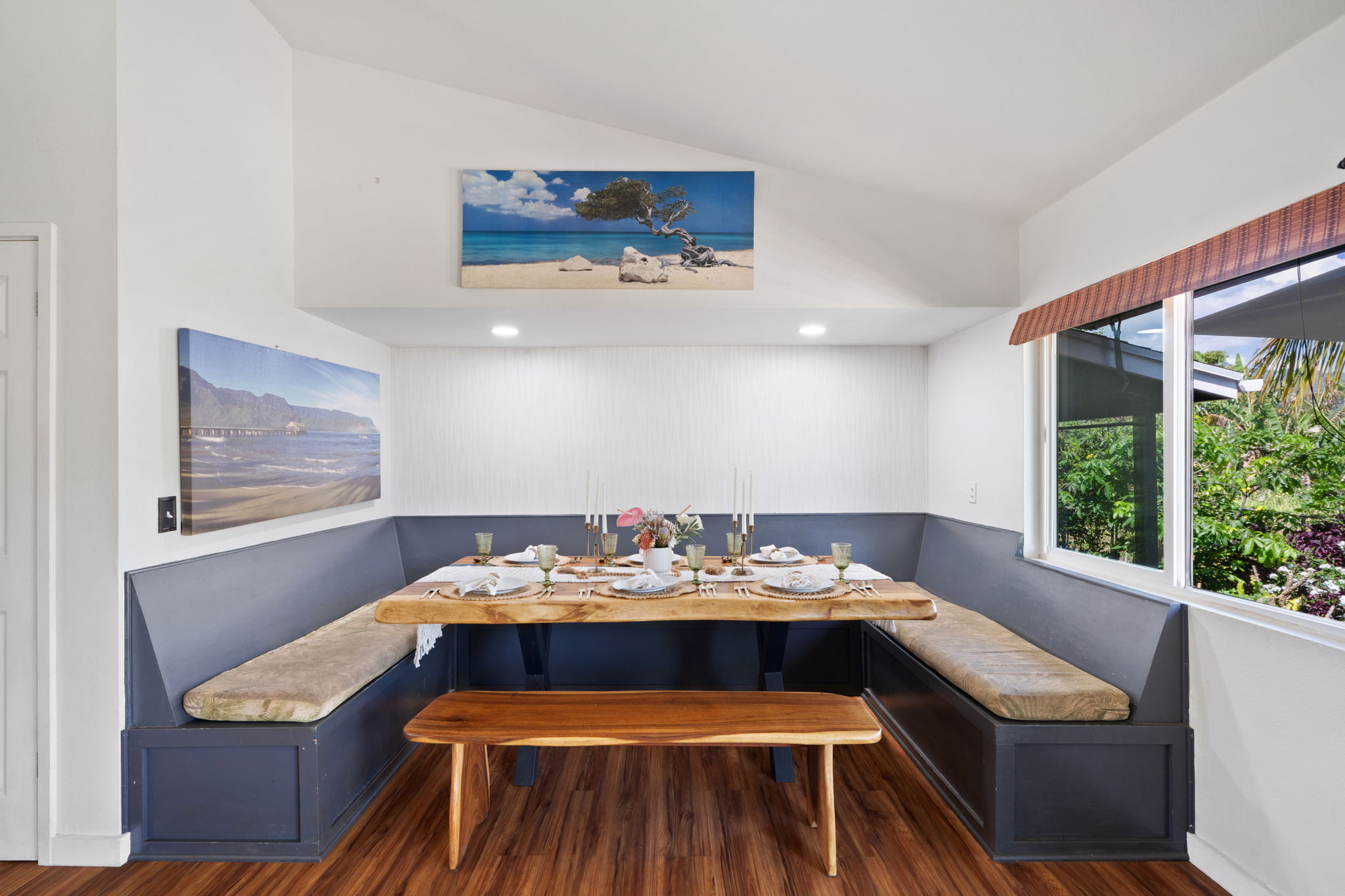 6100 Kawaihau Road Kapaa, HI 96746 - Photo 7 of 22 a view of a dining room with furniture window and outside view