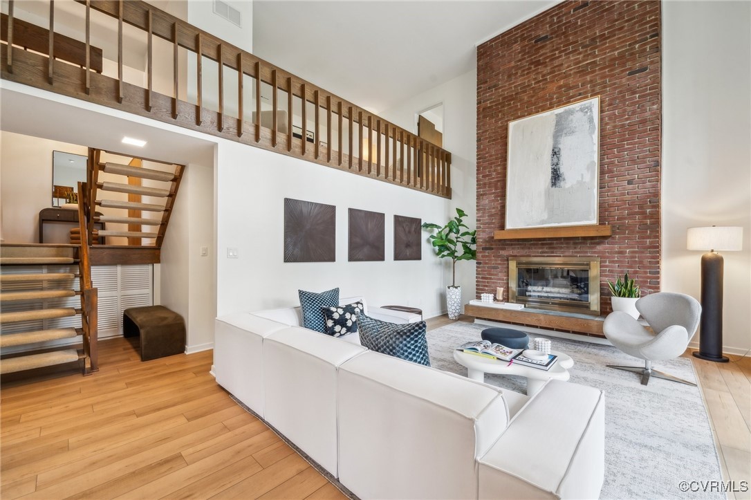 4460 Cheyenne Road Richmond, VA 23235 - Photo 20 of 47 Living area featuring hardwood / wood-style floors